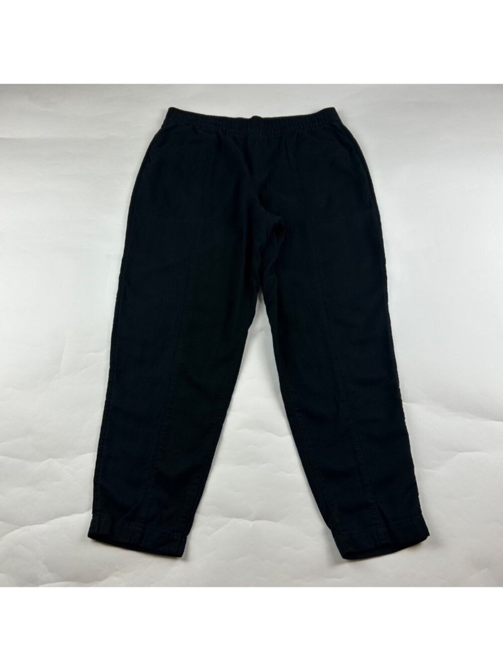 Old Navy Black Linen Blend Slim Leg Ankle Pant M